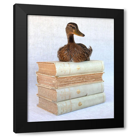 Tania Soderman Books I Black Modern Wood Framed Art Print by Soderman, Tania