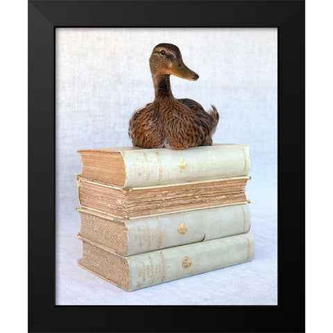 Tania Soderman Books I Black Modern Wood Framed Art Print by Soderman, Tania