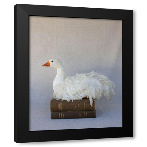 Tania Soderman Books III Black Modern Wood Framed Art Print by Soderman, Tania