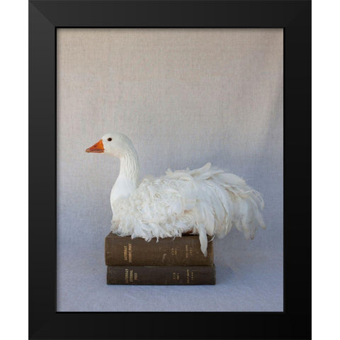 Tania Soderman Books III Black Modern Wood Framed Art Print by Soderman, Tania