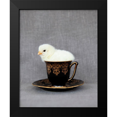 Crema Black Modern Wood Framed Art Print by Soderman, Tania