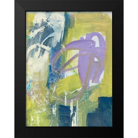 Enchanted Dreams I Black Modern Wood Framed Art Print by Combs, Joyce