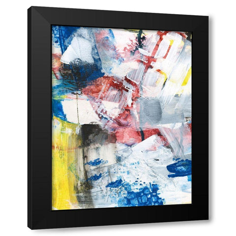 Step Out IV Black Modern Wood Framed Art Print by Combs, Joyce