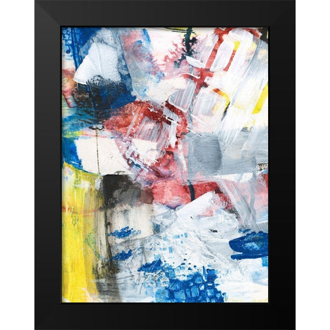 Step Out IV Black Modern Wood Framed Art Print by Combs, Joyce