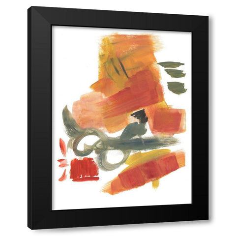 Breaking Out II Black Modern Wood Framed Art Print by Combs, Joyce