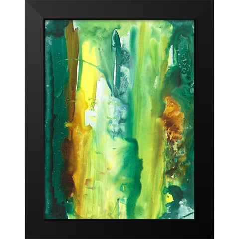 The Falls I Black Modern Wood Framed Art Print by Combs, Joyce