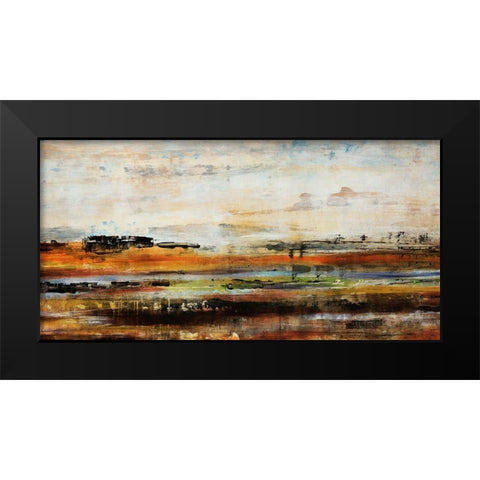 Historia Black Modern Wood Framed Art Print by Henry, Alexys