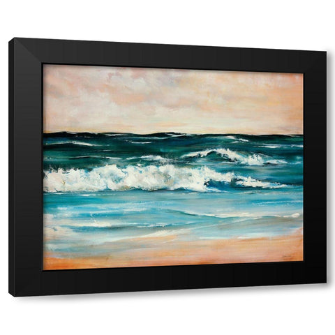Ocean Light II Black Modern Wood Framed Art Print by Edmunds, Sydney