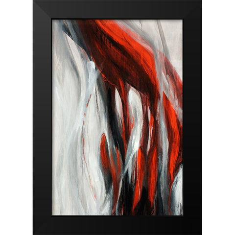 Veil Black Modern Wood Framed Art Print by Douglass, Farrell