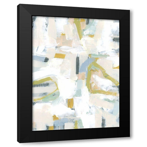 Interim III Black Modern Wood Framed Art Print with Double Matting by Vess, June Erica