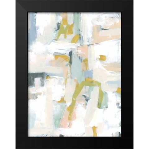 Interim IV Black Modern Wood Framed Art Print by Vess, June Erica