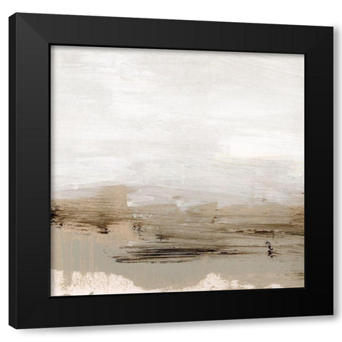 Brushed Pavement II Black Modern Wood Framed Art Print with Double Matting by Parker, Jennifer Paxton