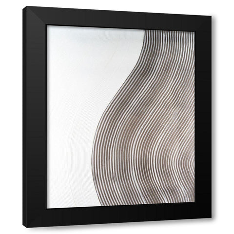 UA Slow Going I Black Modern Wood Framed Art Print by Lam, Vanna