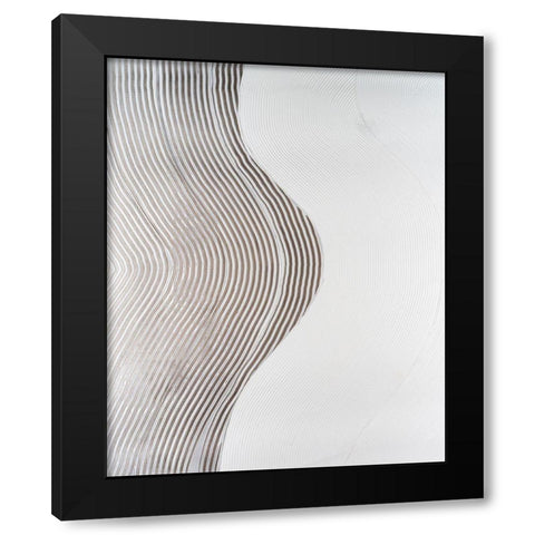 UA Slow Going II Black Modern Wood Framed Art Print by Lam, Vanna