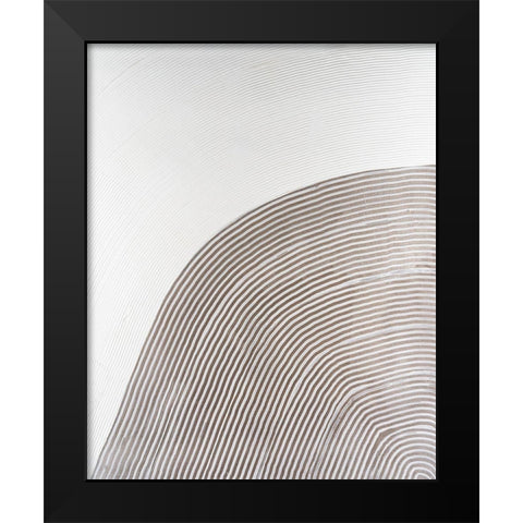 UA Slow Going III Black Modern Wood Framed Art Print by Lam, Vanna