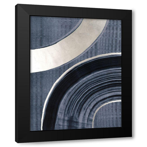 Micron I Black Modern Wood Framed Art Print by Lam, Vanna