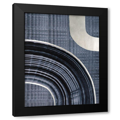 Micron II Black Modern Wood Framed Art Print with Double Matting by Lam, Vanna