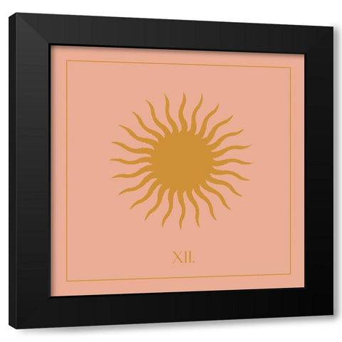 Celestial Sign I Black Modern Wood Framed Art Print by Green, Jacob