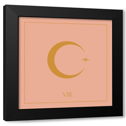 Celestial Sign II Black Modern Wood Framed Art Print with Double Matting by Green, Jacob