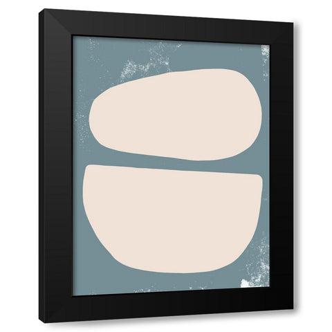 Sage and Sandstone I Black Modern Wood Framed Art Print by Green, Jacob