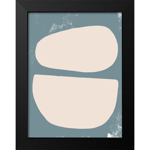Sage and Sandstone I Black Modern Wood Framed Art Print by Green, Jacob