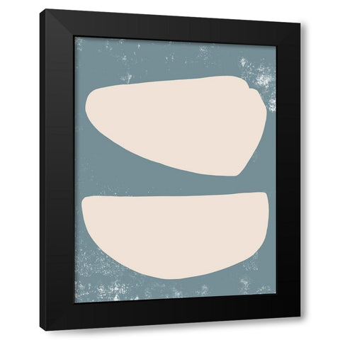 Sage and Sandstone II Black Modern Wood Framed Art Print by Green, Jacob