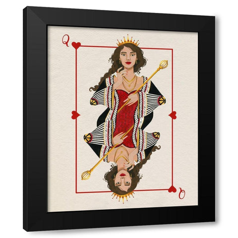 Royal Suits I Black Modern Wood Framed Art Print by Popp, Grace