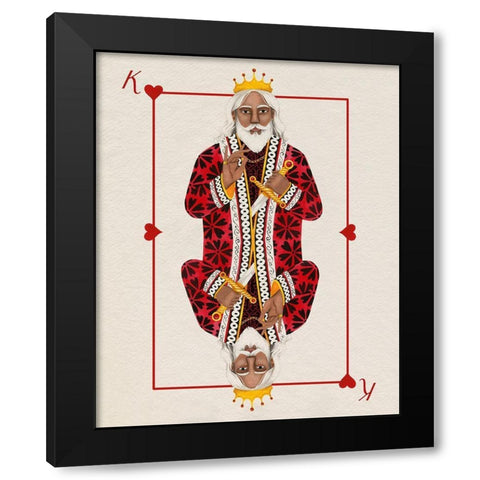 Royal Suits II Black Modern Wood Framed Art Print with Double Matting by Popp, Grace