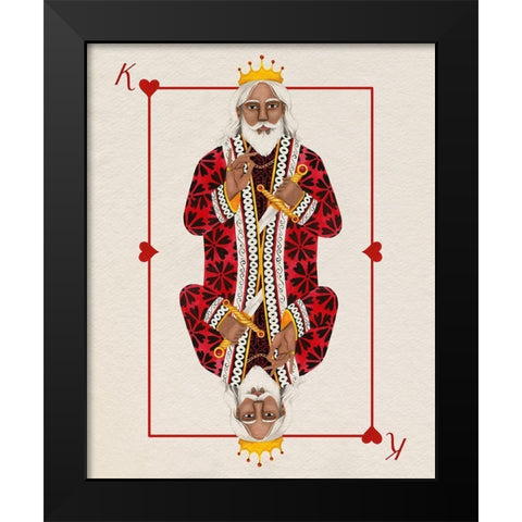 Royal Suits II Black Modern Wood Framed Art Print by Popp, Grace