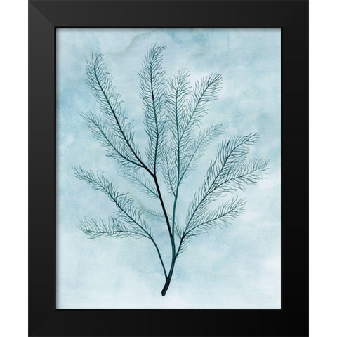 Clouds and Coral I Black Modern Wood Framed Art Print by Popp, Grace