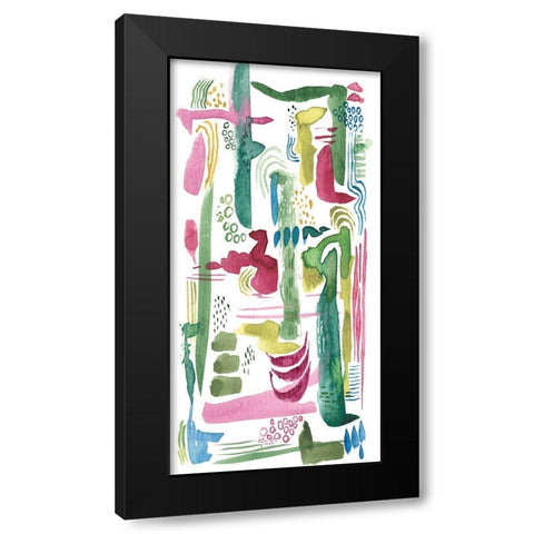 Hypothetical II Black Modern Wood Framed Art Print by Moore, Regina