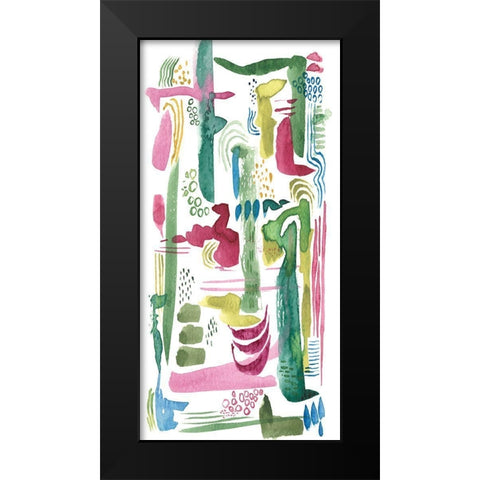 Hypothetical II Black Modern Wood Framed Art Print by Moore, Regina