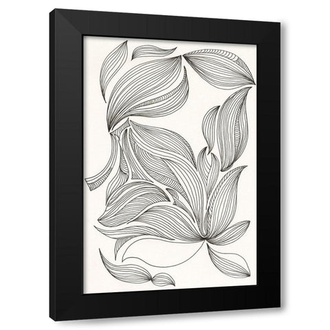 Giddy I Black Modern Wood Framed Art Print by Moore, Regina