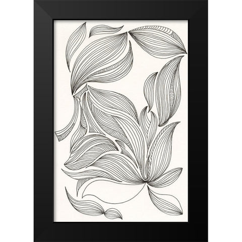 Giddy I Black Modern Wood Framed Art Print by Moore, Regina