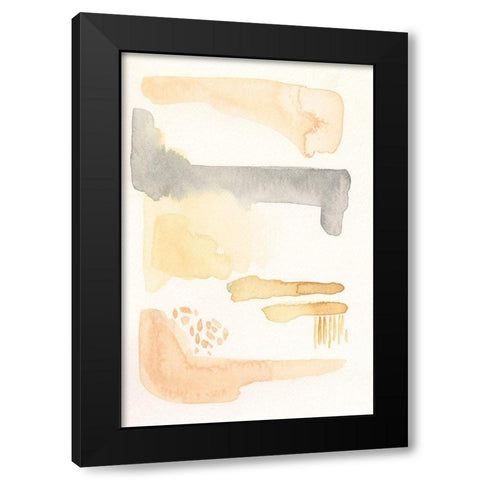 Faint Tinge I Black Modern Wood Framed Art Print with Double Matting by Moore, Regina