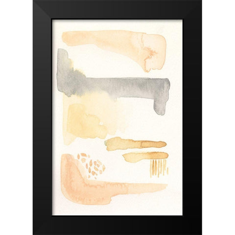 Faint Tinge I Black Modern Wood Framed Art Print by Moore, Regina