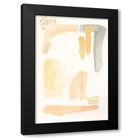 Faint Tinge II Black Modern Wood Framed Art Print by Moore, Regina