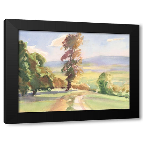 Vermont Vista I Black Modern Wood Framed Art Print with Double Matting by Calcasola, Stephen