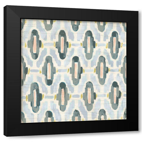 Mesa Tile II Black Modern Wood Framed Art Print with Double Matting by Vess, June Erica