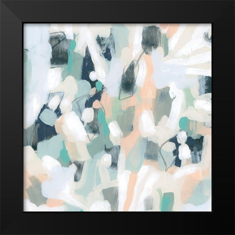 Pastel Alloy I Black Modern Wood Framed Art Print by Vess, June Erica