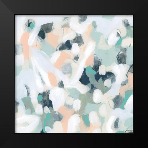 Pastel Alloy II Black Modern Wood Framed Art Print by Vess, June Erica