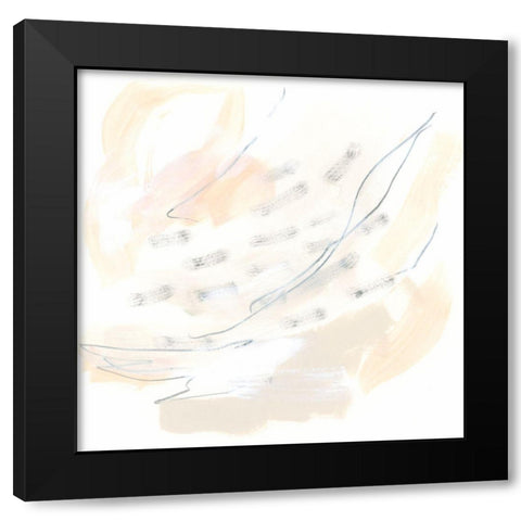 Subtle Strike III Black Modern Wood Framed Art Print by Vess, June Erica
