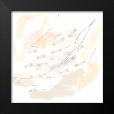 Subtle Strike III Black Modern Wood Framed Art Print by Vess, June Erica