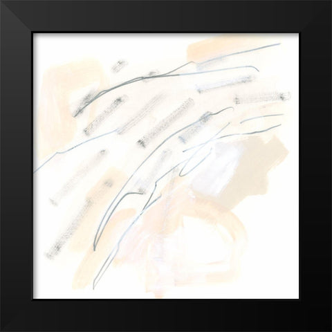 Subtle Strike VII Black Modern Wood Framed Art Print by Vess, June Erica