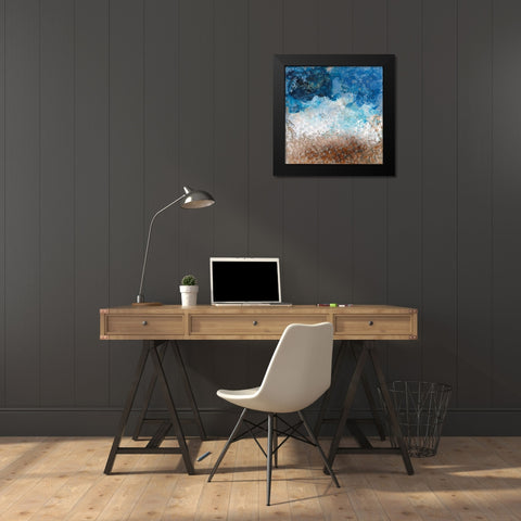 Sharkfin I Black Modern Wood Framed Art Print by Longley, Alicia