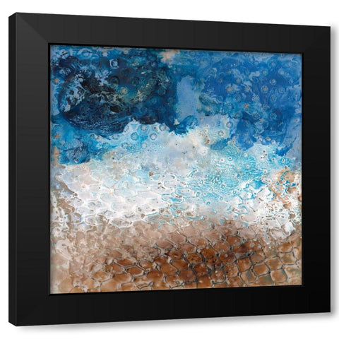 Sharkfin I Black Modern Wood Framed Art Print by Longley, Alicia