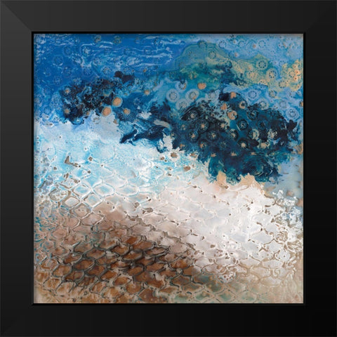 Sharkfin II Black Modern Wood Framed Art Print by Longley, Alicia