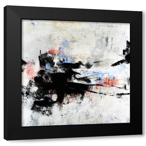 All Mixed Up I Black Modern Wood Framed Art Print with Double Matting by OToole, Tim