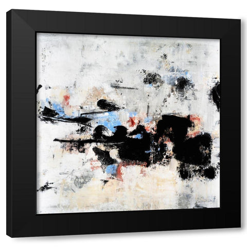 All Mixed Up II Black Modern Wood Framed Art Print with Double Matting by OToole, Tim