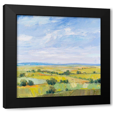 Picturesque View I Black Modern Wood Framed Art Print with Double Matting by OToole, Tim